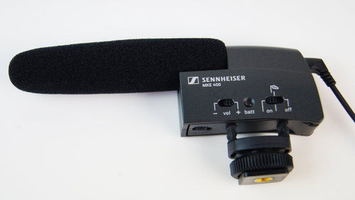 Sennheiser MKE 400 Camera-Mount Shotgun Microphone Sennheiser MKE 400 Camera-Mount Shotgun Microphone