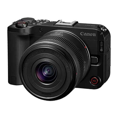 EOS R50 V (RF-S14-30mm f/4-6.3 IS STM PZ) Black Free extra battery LP-E17