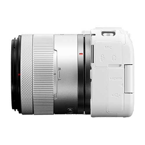 EOS R50 V (RF-S14-30mm f/4-6.3 IS STM PZ) Black Free extra battery LP-E17