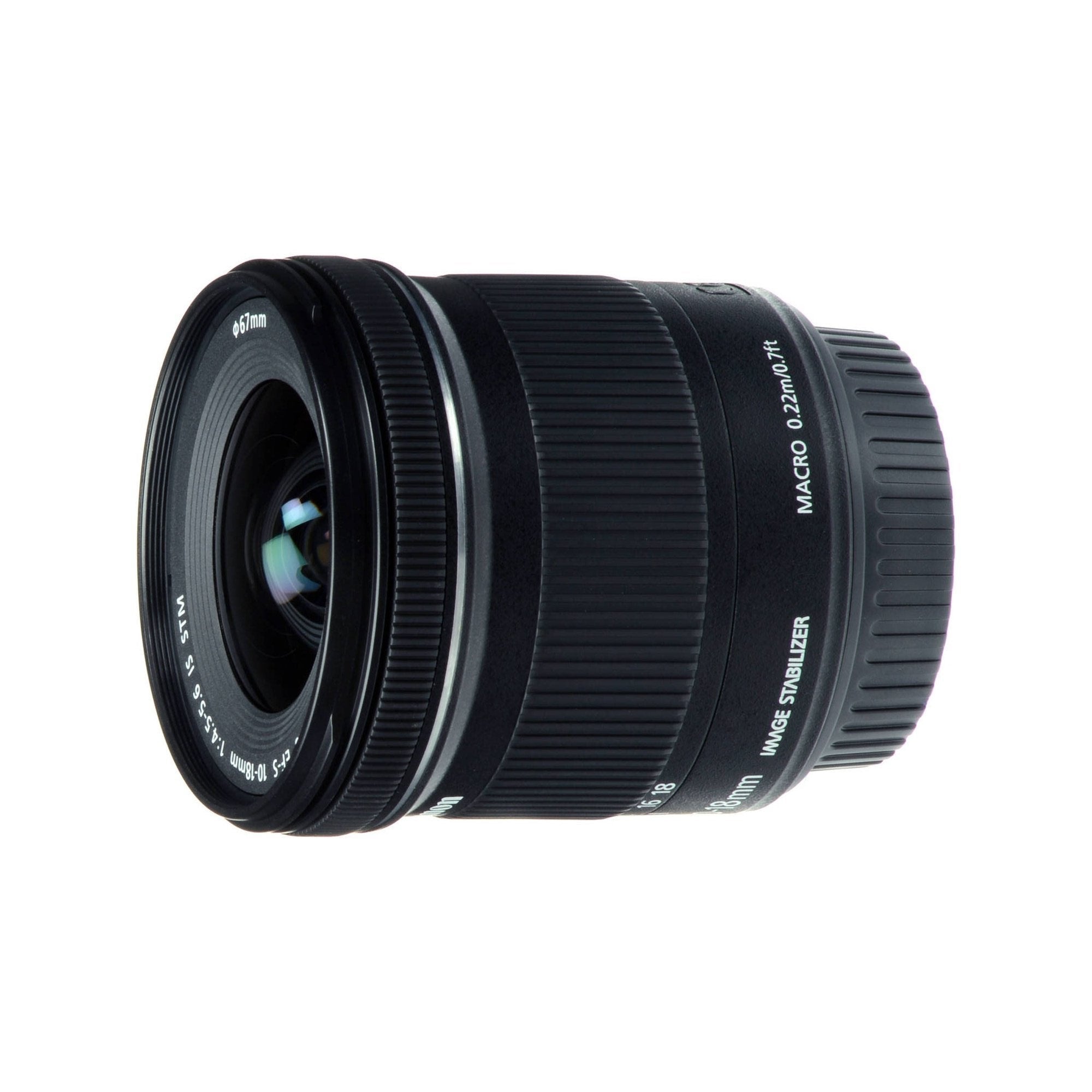 Canon Wide Angle Zoom Lens EF-S 10-18mm F4.5-5.6 IS STM