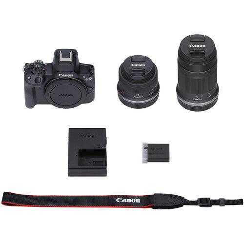 Canon EOS R50 (RF-S 18-45mm f/4.5-6.3 IS Stm & RF-S 55-210mm f/5-7.1 IS Stm)