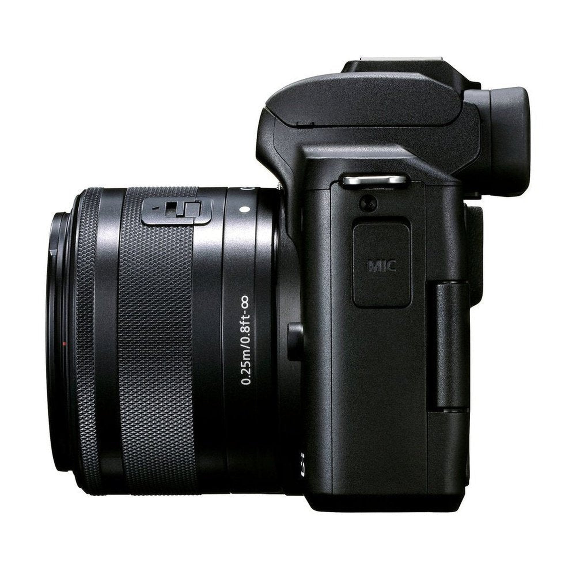 Canon EOS M50 Mark II (EF-M15-45mm f/3.5-6.3 IS STM)