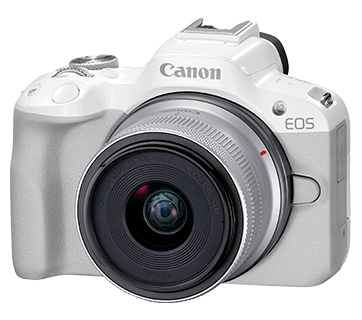Canon EOS R50 (RF-s18-45mm f/4.5-6.3 IS stm) White
